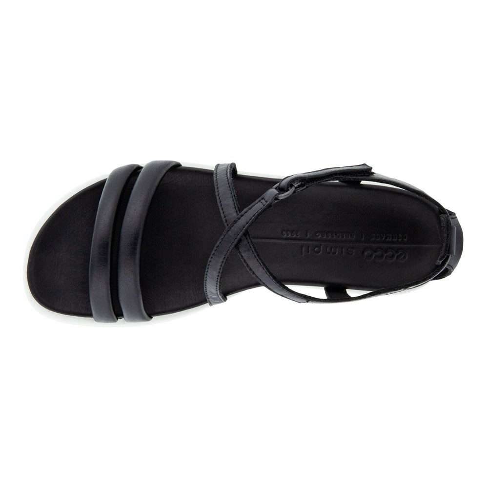 Sandalias Mujer - ECCO Simpil Flat - Negros - WPT813029